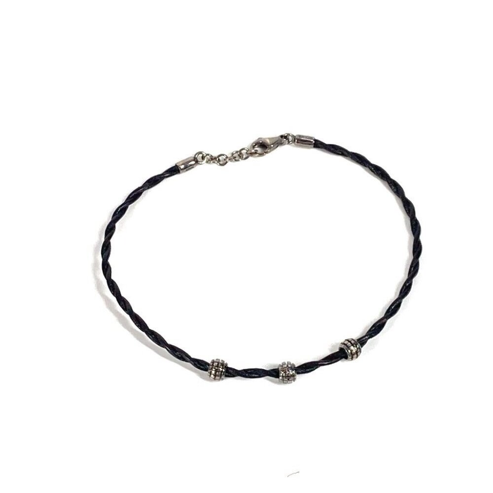 Damiani Metropolitan dream Accessories Bracelet WG750 Black/Silver